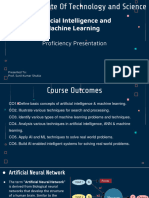 Artificial Intelligence and Machine Learning: Proficiency Presentation
