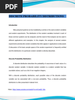 Engineering Data Analysis Chapter 3 - Discrete Probability Distribution