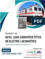 Booklet On Hotel Load Converter Fitted On Electric Locomotives RDSO