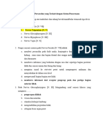 Soal Struktur Dan Fungsi Persarafan Yang Terkait Dengan Sistem Pencernaan