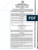 Decreto 12-2020 Congreso de La Republica Ley de Emergencia