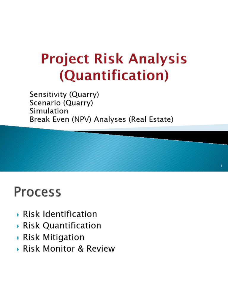 Real Estate Risk & Cost Analysis | PDF | Risk | Net Present Value