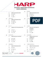 Worksheet 5 Memorandum Patterns Grade 10 Maths