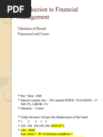 Valuation of Bonds Numericals