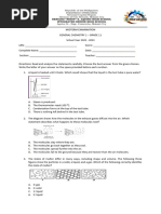 Midterm Exam in General Chemistry1