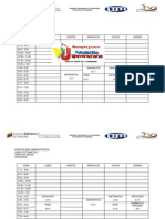 Horarios Pnf en ADMINISTRACION (Nuevo Ingreso 2011)