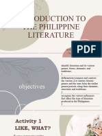 1 - Intro To The Philippine Lit - Notes