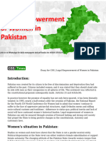 Essay For CSS Legal Empowerment of Women in Pakistan