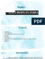 GM Crops in India
