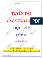 Tuyển Tập Chuyên Đề Học Kỳ 2 - Lớp 10