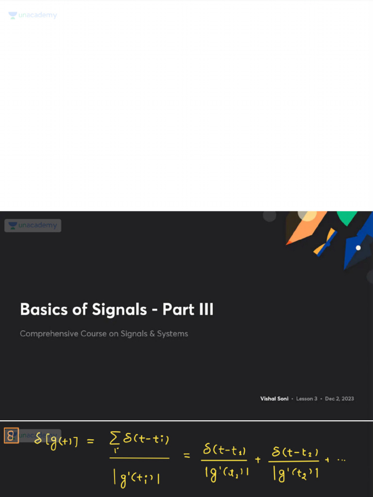Basics of Signals Part III With Anno | PDF