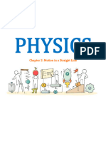 Chapter 2 Motion in a Straight Line