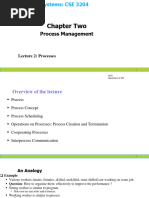 Lecture 2 - Processes