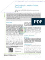 Antinociceptive activity (IntJGreenPharm)