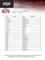 Answer Sheet - Aerrosa Murenda Mayadilanuari - 26 June 2021