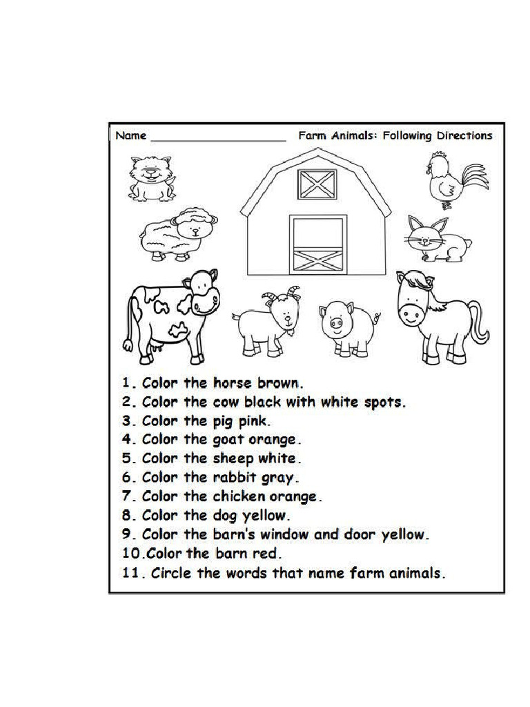 farm animals | PDF