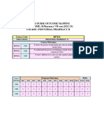 Course Outcome Mapping Ip-Ii