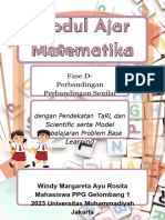 Modul Ajar TaRL Perbandingan Senilai