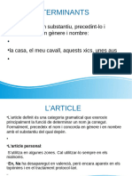 Els Determinants 1 Bat X