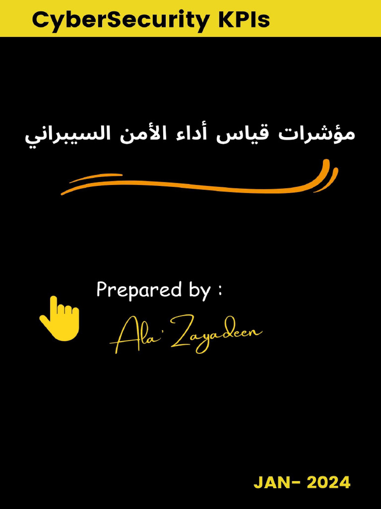 Cyber Security Kpis Pdf