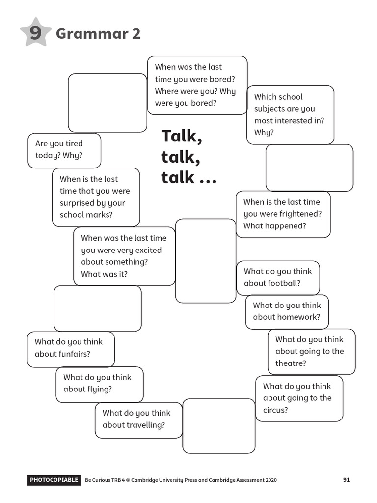 Grammar Worksheet - Unit 9 | PDF