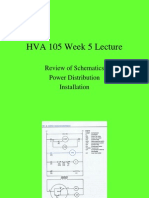 HVA 105 Week 5 Lecture: Review of Schematics Power Distribution Installation