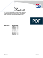 Betriebsanleitung Elektronisches Regelgerät