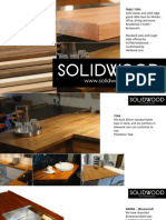 Table Tops - Solidwood Presentation 2020 - 2