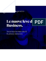 LEZIONE 3 - Le Nuove Leve Del Business