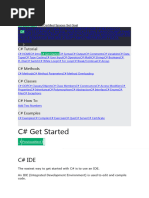 C# Get Started