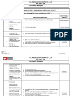 F.03-09 Job Safety Analysis - Oil, Grease and Lubricant Change