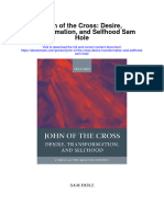 John of The Cross Desire Transformation and Selfhood Sam Hole Full Chapter PDF Scribd