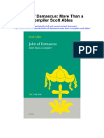 John of Damascus More Than A Compiler Scott Ables Full Chapter PDF Scribd