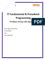 1618 IT Fundamental & Procedural Programming