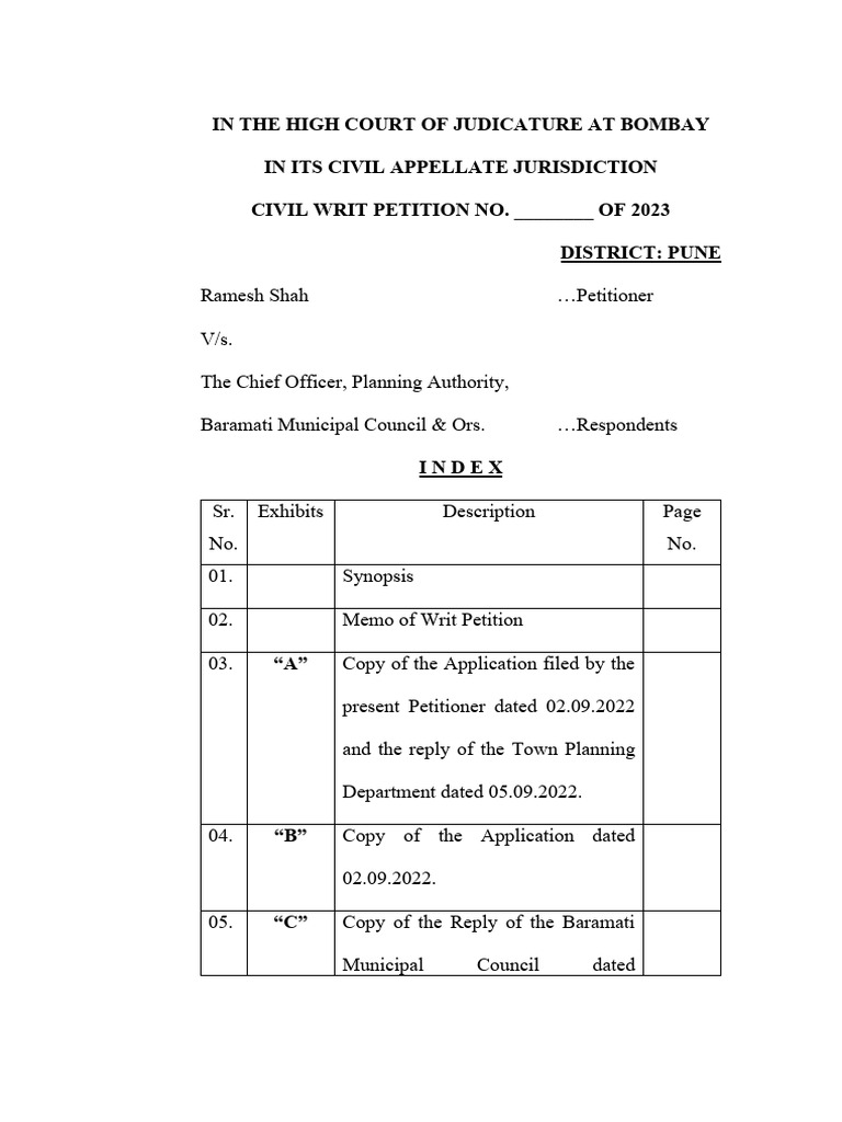 21.02.2023 - Writ Petition - Ramesh Shah | PDF | Certiorari | Writ