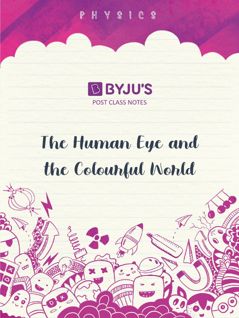 Human Eye: Vision and Light Concepts | PDF | Career & Growth | Science ...