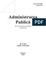 Administrarea Publică: Revistă Metodico-Ştiinţifică Trimestrială