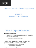 Review of Object Orientation