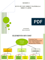 L 3-4 Material and Labour Costs