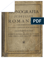 Monografia Judetului Romanati- Ricman -PDF -Buna