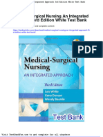 Medical Surgical Nursing An Integrated Approach 3Rd Edition White Test Bank PDF