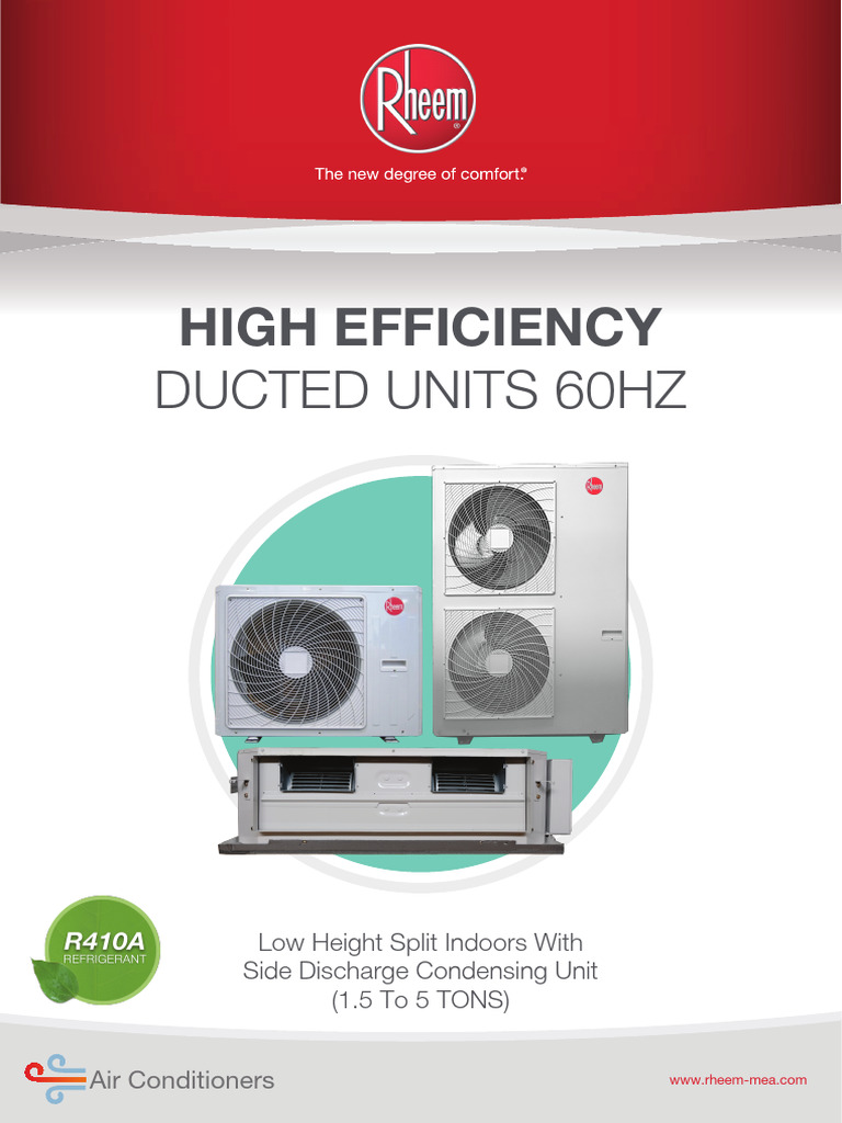 Rheem SSGN+SPRL Technical Catalog | PDF | Sheet Metal | Pipe (Fluid ...