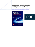 Full download Test Bank For Medical Terminology An Accelerated Approach By Jones pdf