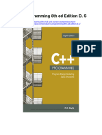C Programming 8Th Ed Edition D S Full Chapter PDF Scribd