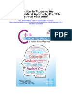 C How To Program An Objects Natural Approach 11E 11Th Edition Paul Deitel Full Chapter PDF Scribd
