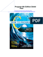 C How To Program 9Th Edition Deitel Paul Full Chapter PDF Scribd
