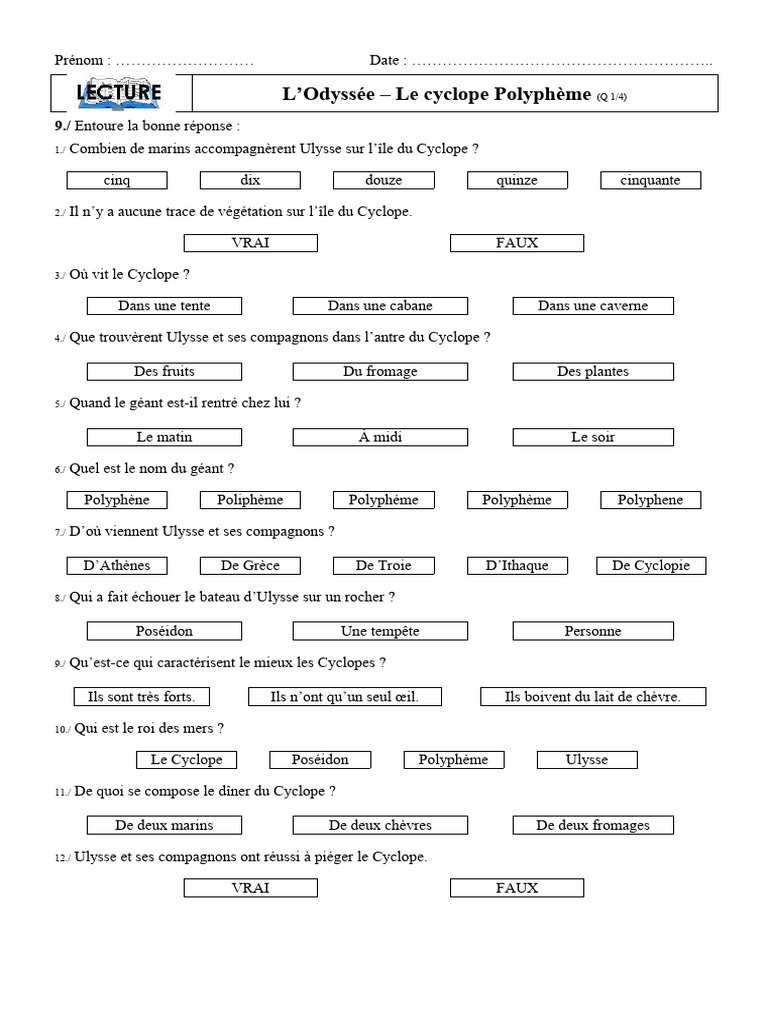 Cyclope Q 1-4 | PDF | Sciences sociales | Sciences et mathématiques
