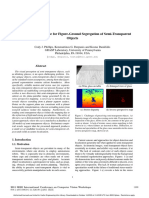 A Novel Stereoscopic Cue For Figure-Ground Segregation of Semi-Transparent Objects