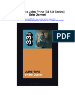 John Prines John Prine 33 1 3 Series Erin Osmon Full Chapter PDF Scribd