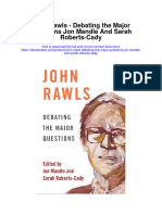 Download John Rawls Debating The Major Questions Jon Mandle And Sarah Roberts Cady full chapter pdf scribd
